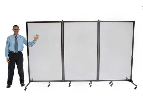 clear room divider